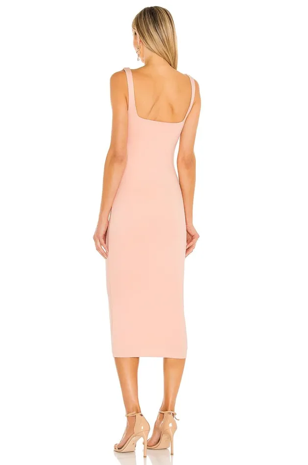 Lovers and Friends Dresses Women Donatella Midi Dress Blush Lovers and Friends Dresses Women Donatella Midi Dress Blush