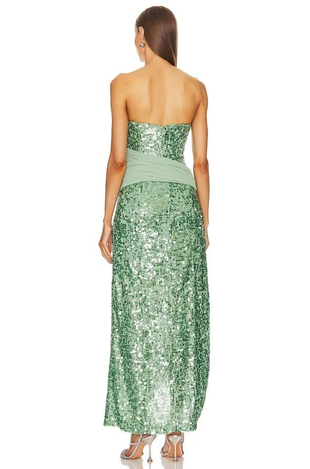 Lovers and Friends Dresses Women Elektra Gown Aqua Ombre Lovers and Friends Dresses Women Elektra Gown Aqua Ombre