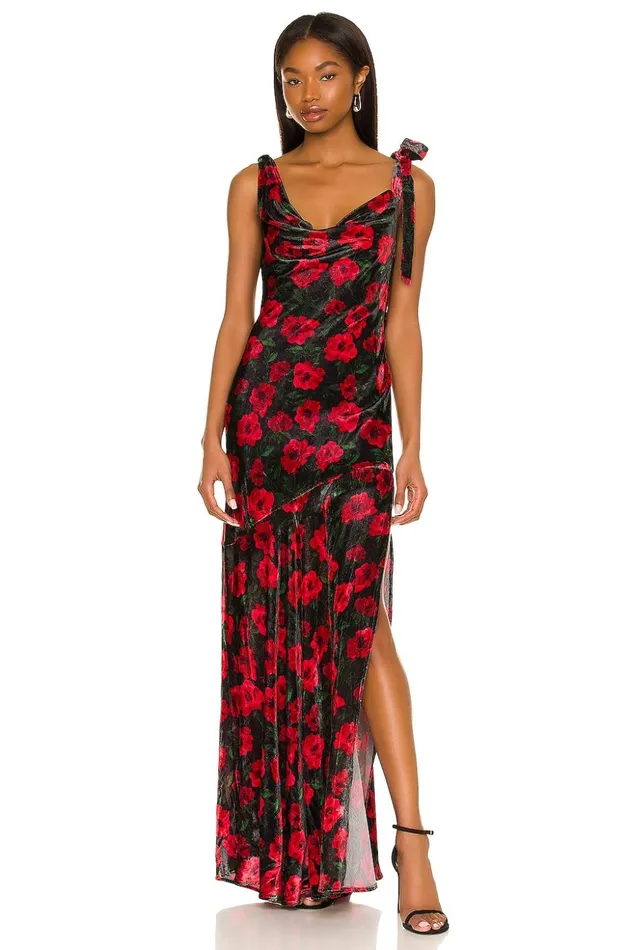 Lovers and Friends Dresses Women Jackie Maxi Dress French Rose Floral Lovers and Friends Dresses Women Jackie Maxi Dress French Rose Floral