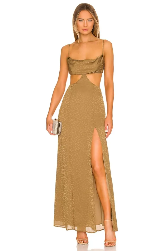 Lovers and Friends Dresses Women Jamey Maxi Dress Gold
