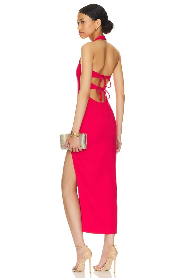 Lovers and Friends Dresses Women Penrose Midi Dress Lipstick Red