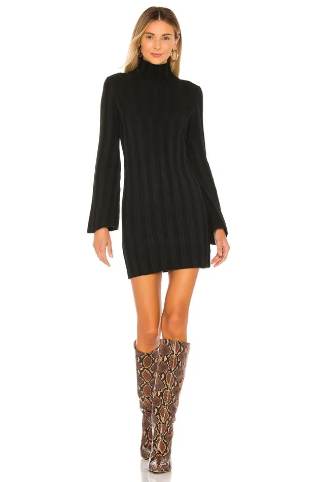 Lovers and Friends Dresses Women Taytay Sweater Dress Black