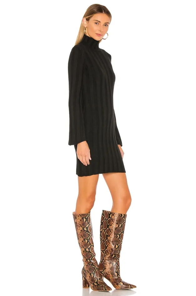Lovers and Friends Dresses Women Taytay Sweater Dress Black Lovers and Friends Dresses Women Taytay Sweater Dress Black