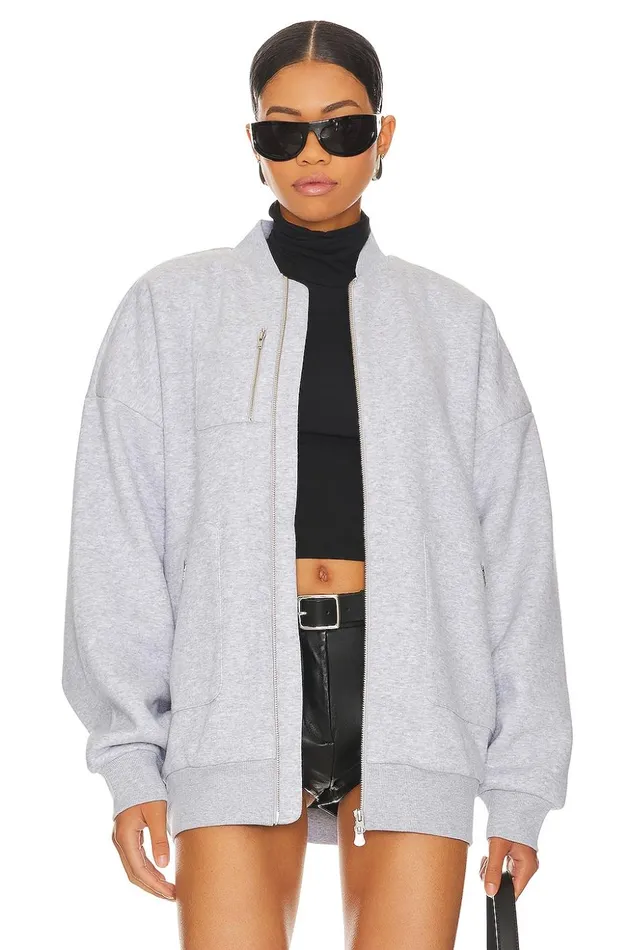 Lovers and Friends Jackets and Coats Women Jaida Bomber Jacket Heather Grey