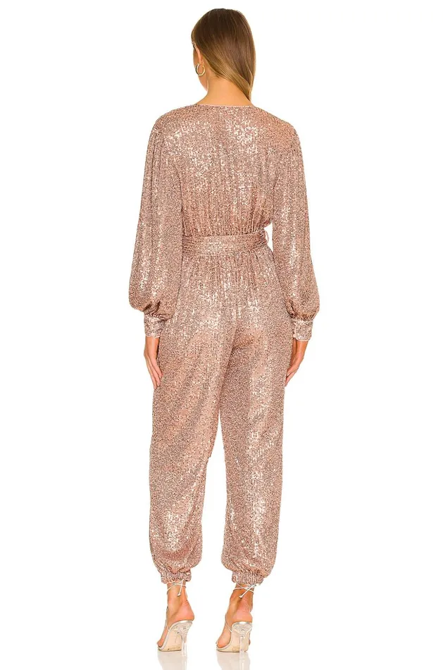 Lovers and Friends Jumpsuits Women Happy Hour Jumpsuit Rose Gold Lovers and Friends Jumpsuits Women Happy Hour Jumpsuit Rose Gold