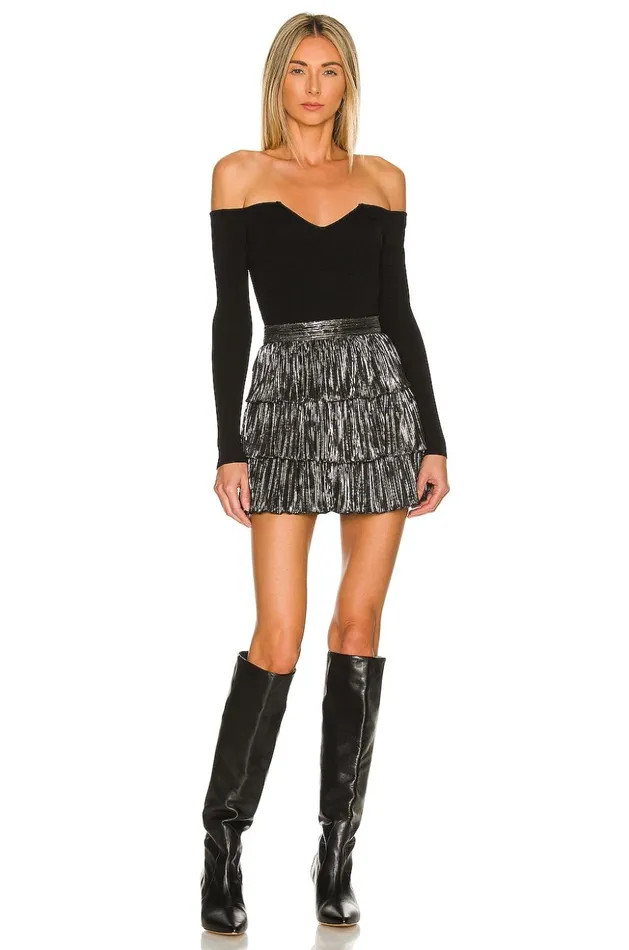 Lovers and Friends Shorts Women Bernice Skort Pewter Lovers and Friends Shorts Women Bernice Skort Pewter