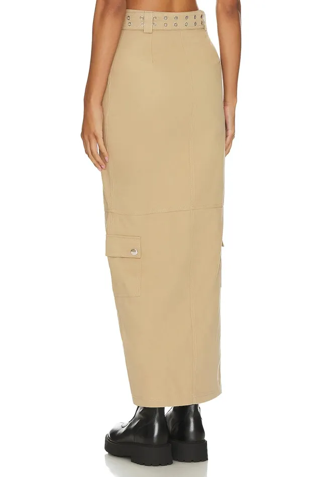 Lovers and Friends Skirts Women Remy Maxi Skirt Taupe Neutral Lovers and Friends Skirts Women Remy Maxi Skirt Taupe Neutral