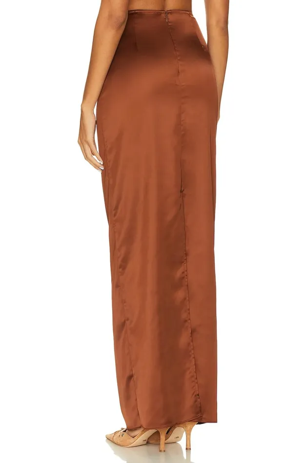 Lovers and Friends Skirts Women River Maxi Skirt Chocolate Brown Lovers and Friends Skirts Women River Maxi Skirt Chocolate Brown