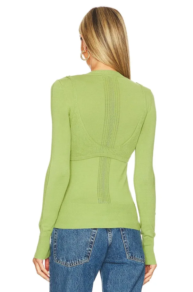 Lovers and Friends Sweaters and Knits Women Izario Layered Sweater Green Lovers and Friends Sweaters and Knits Women Izario Layered Sweater Green