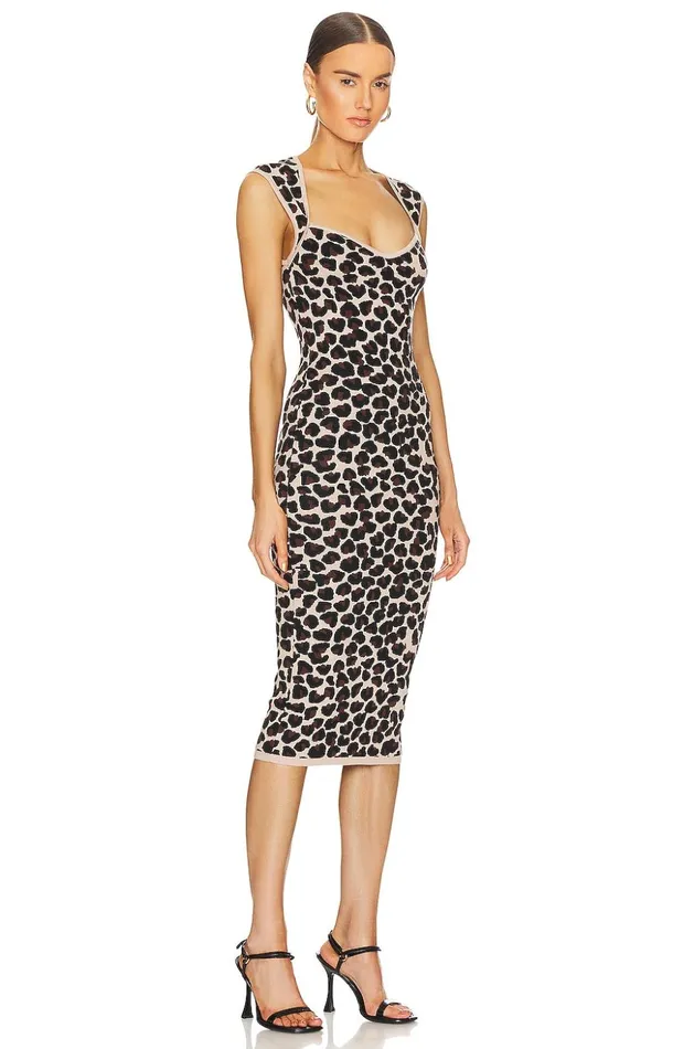 Lovers and Friends Sweaters and Knits Women Seanna Leopard Midi Dress Brown Multi Lovers and Friends Sweaters and Knits Women Seanna Leopard Midi Dress Brown Multi