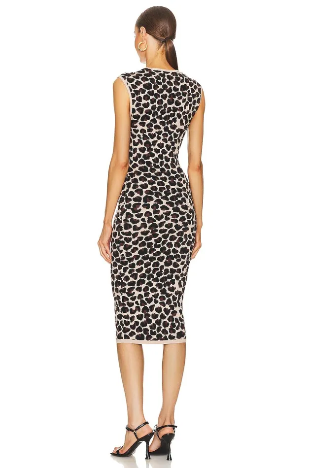 Lovers and Friends Sweaters and Knits Women Seanna Leopard Midi Dress Brown Multi Lovers and Friends Sweaters and Knits Women Seanna Leopard Midi Dress Brown Multi
