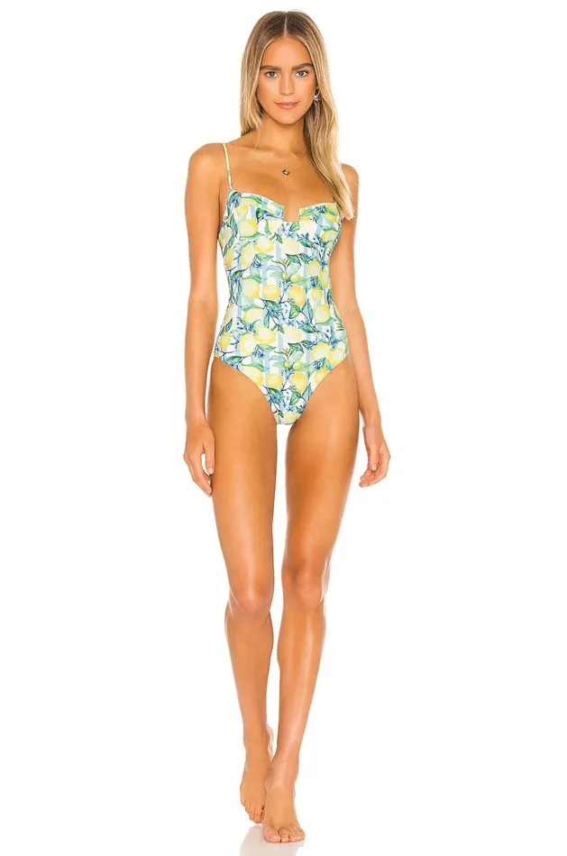 Lovers and Friends Swimsuits and CoverUps Women Fauna One Piece Limoncello