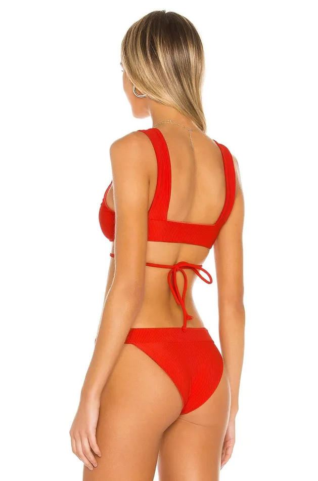 Lovers and Friends Swimwear Women Sade Bikini Top Blood Orange Lovers and Friends Swimwear Women Sade Bikini Top Blood Orange