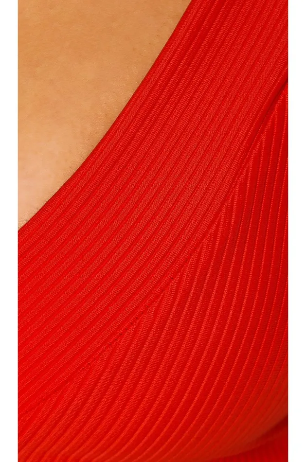 Lovers and Friends Swimwear Women Sade Bikini Top Blood Orange Lovers and Friends Swimwear Women Sade Bikini Top Blood Orange