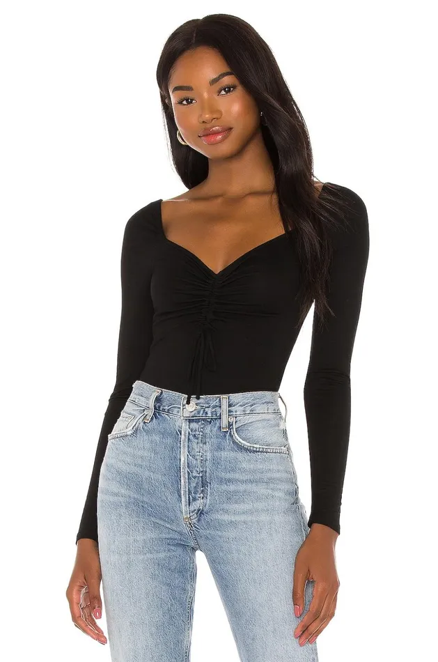 Lovers and Friends Tops Women Isabella Bodysuit Black