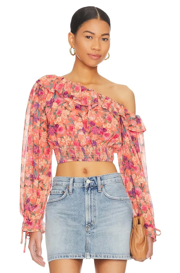 Lovers and Friends Tops Women Juliette Top Impressionist Floral