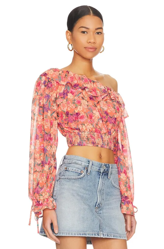 Lovers and Friends Tops Women Juliette Top Impressionist Floral Lovers and Friends Tops Women Juliette Top Impressionist Floral