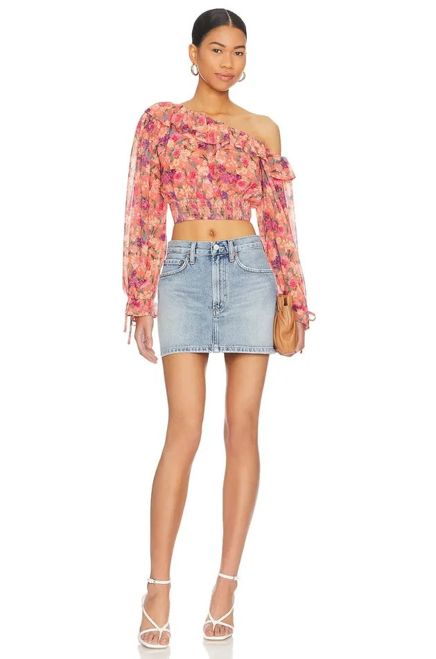 Lovers and Friends Tops Women Juliette Top Impressionist Floral Lovers and Friends Tops Women Juliette Top Impressionist Floral