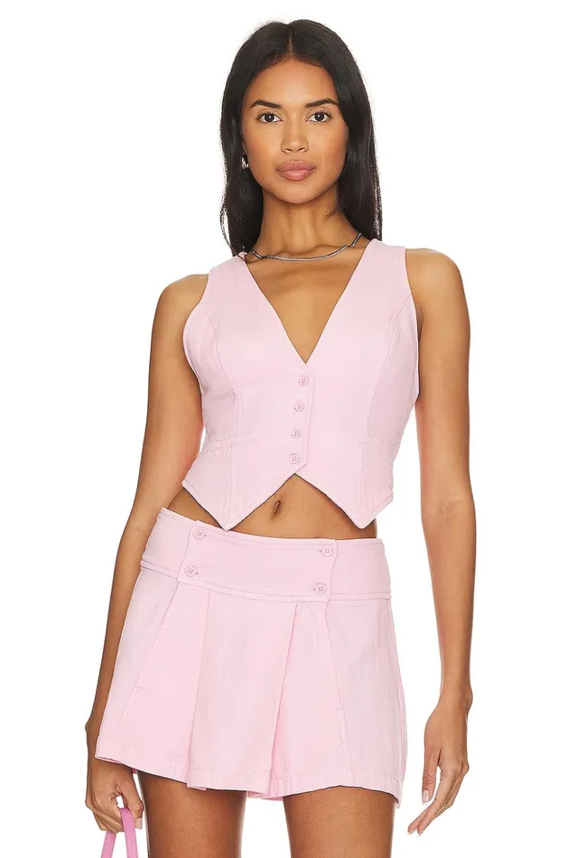 Lovers and Friends Tops Women Sean Top Candy Pink