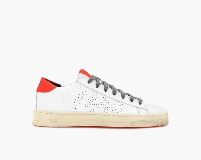 Low Tops Men P448 Jack Recycled WhiteOrange