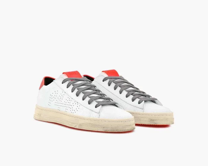 Low Tops Men P448 Jack Recycled WhiteOrange Low Tops Men P448 Jack Recycled WhiteOrange