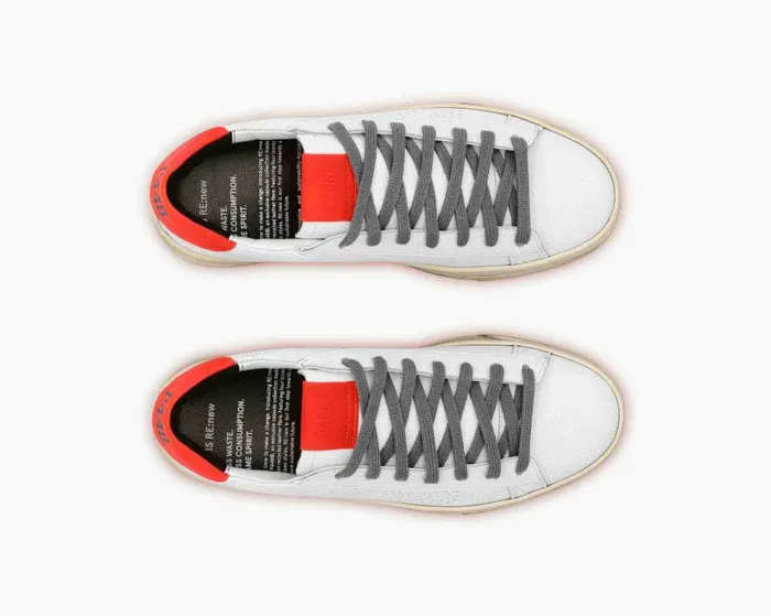 Low Tops Men P448 Jack Recycled WhiteOrange Low Tops Men P448 Jack Recycled WhiteOrange