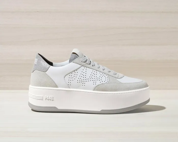 Low Tops Women P448 Empire WhiteSilver