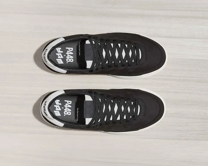 Low Tops Women P448 Yam BlackBianco Low Tops Women P448 Yam BlackBianco