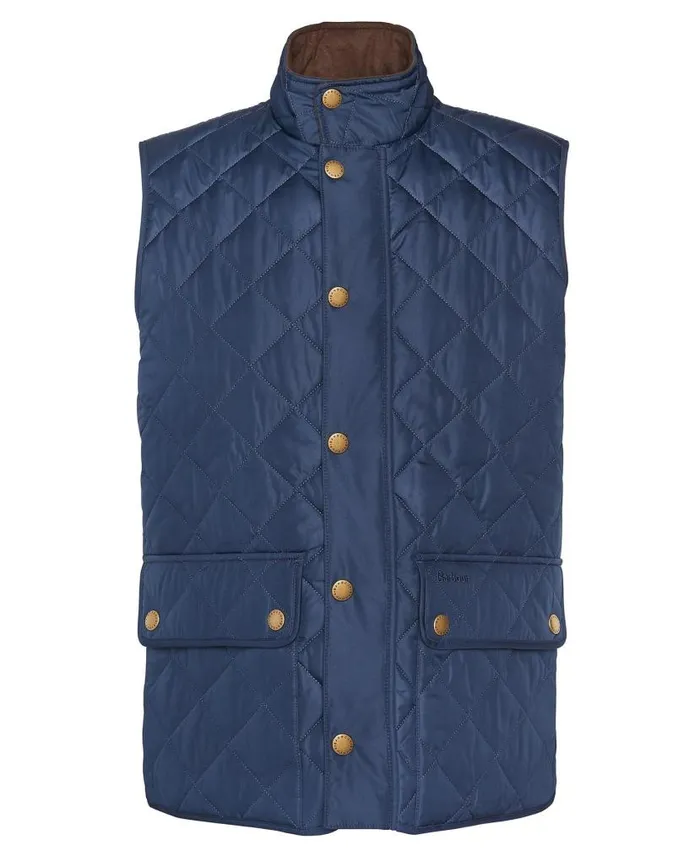 Lowerdale Gilet Dark Moss Men Barbour Gilets and Liners