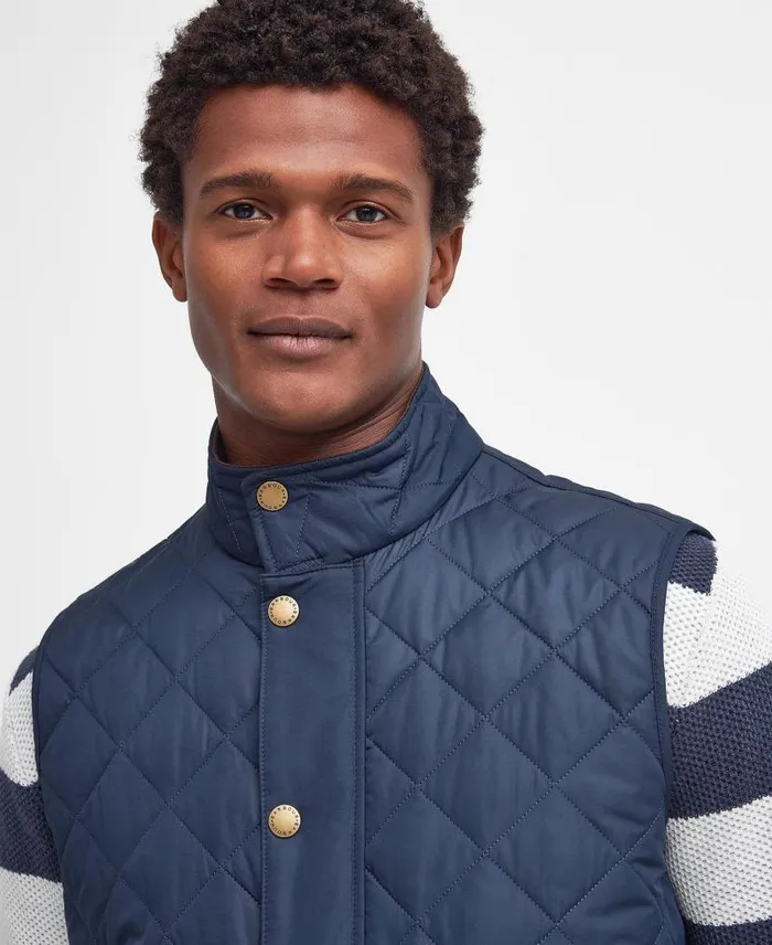 Lowerdale Gilet Dark Moss Men Barbour Gilets and Liners