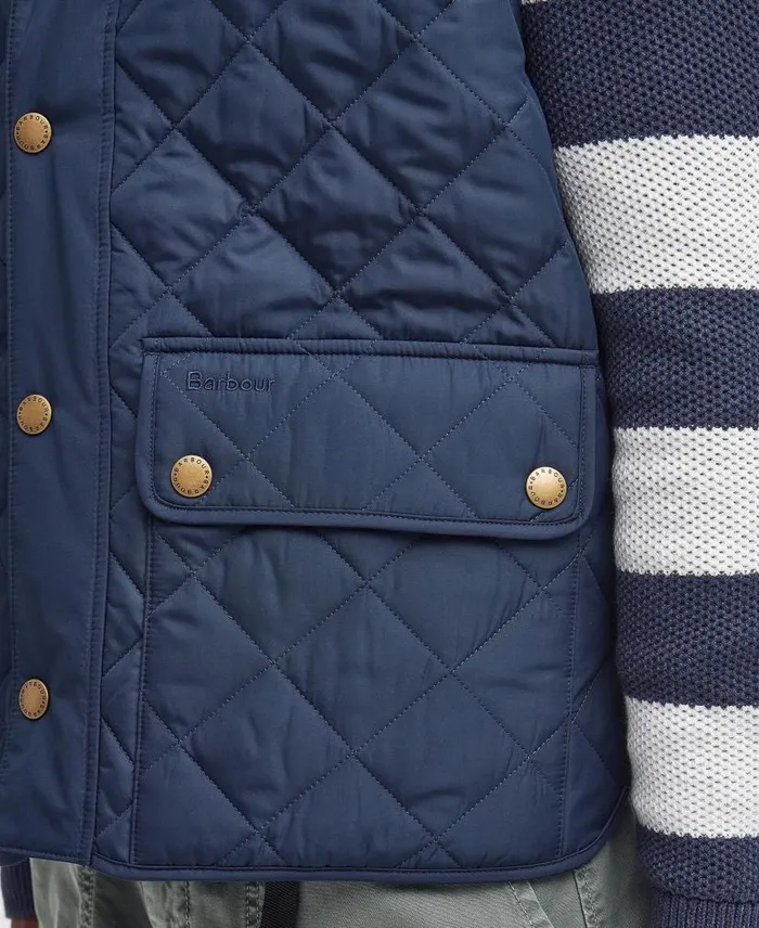 Lowerdale Gilet Dark Moss Men Barbour Gilets and Liners