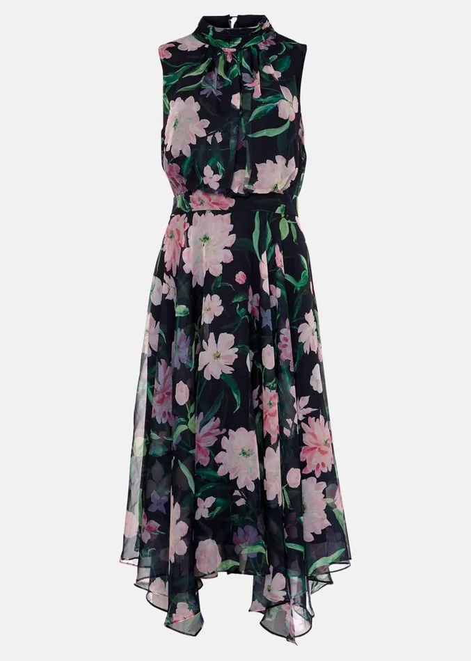 Lucinda Floral Dress Multicoloured Women Phase Eight Dresses