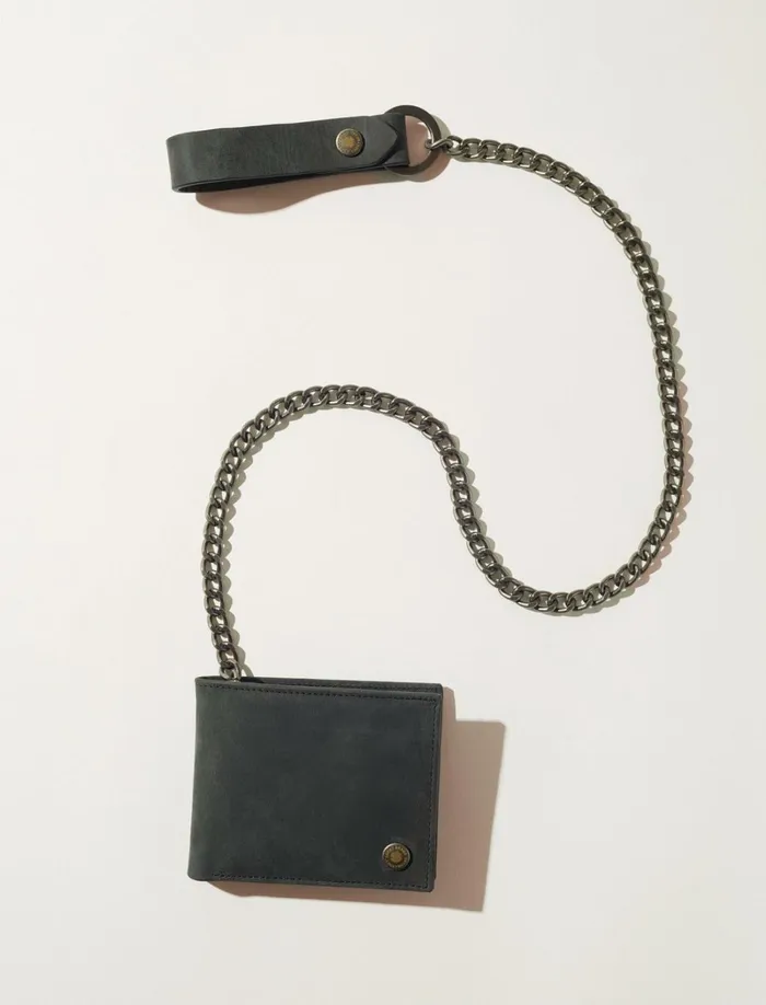 Lucky Brand Bags and Wallets Men Wallet And Key Chain Gift Set Black