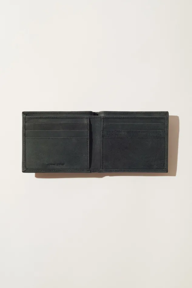 Lucky Brand Bags and Wallets Men Wallet And Key Chain Gift Set Black