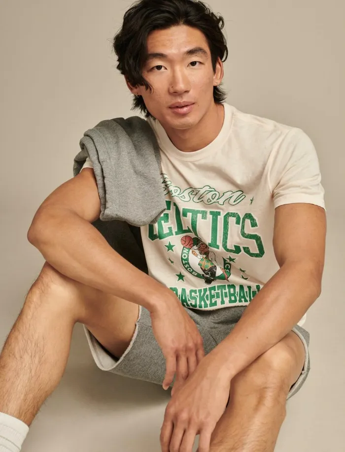 Lucky Brand Graphic Tees Men Celtics Graphic Tee 280 Cream