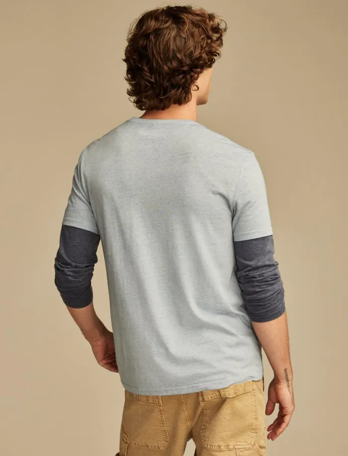 Lucky Brand Graphic Tees Men Grateful Dead Space Faded Denim