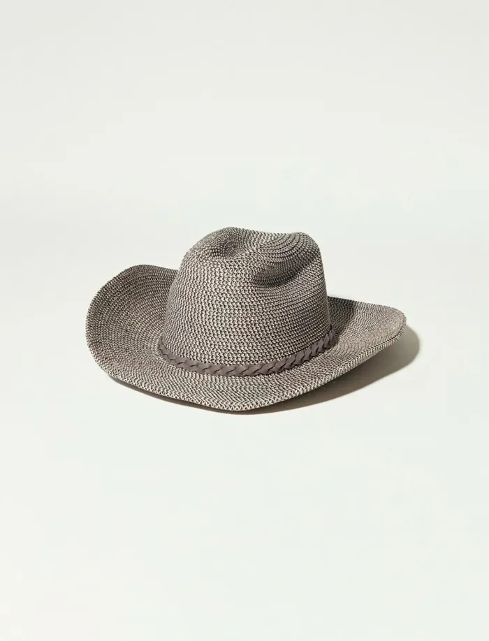 Lucky Brand Hats Women Cowboy Hat Medium Grey