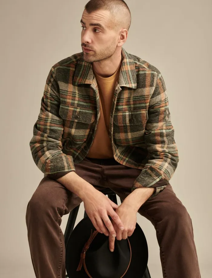 Lucky Brand Jackets and Outerwear Men Plaid Shirt Jacket Plaid Multi