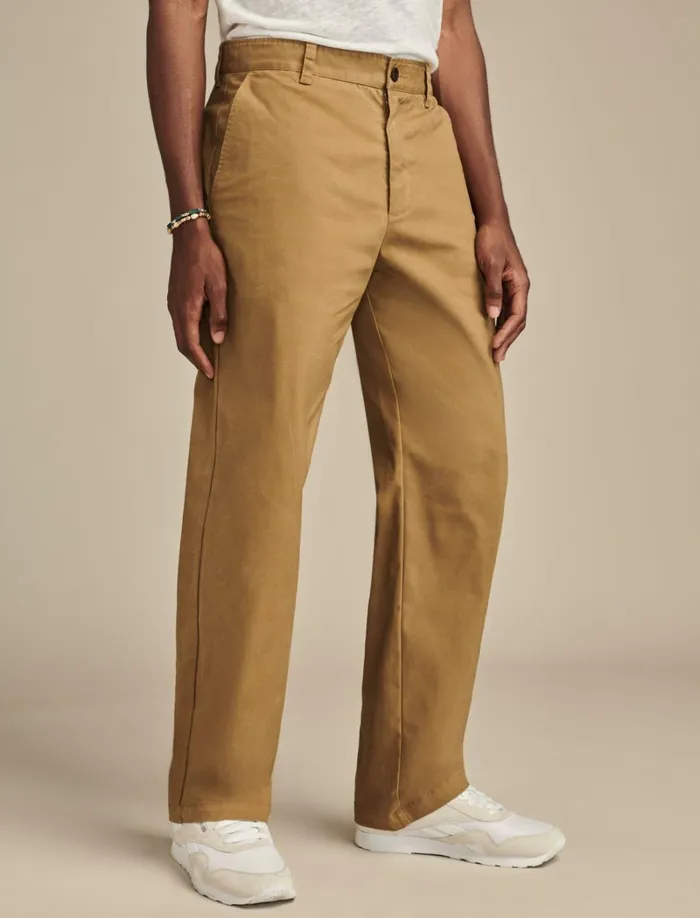 Lucky Brand Pants Men Coolmax Relaxed Straight Fit Chino Kangaroo