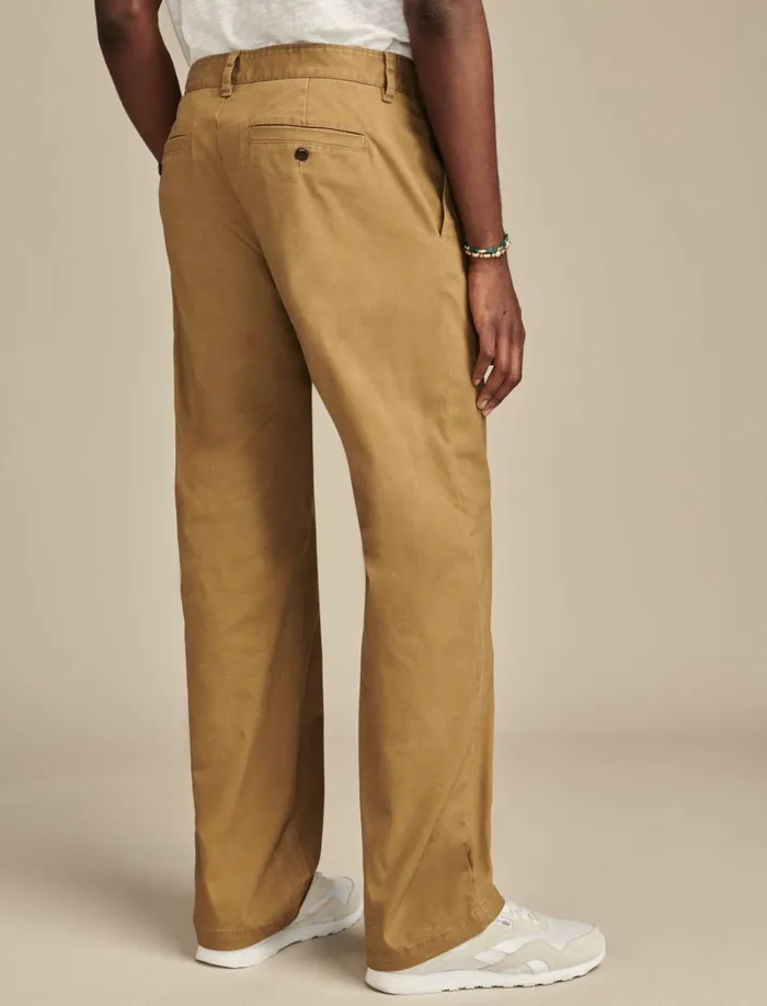 Lucky Brand Pants Men Coolmax Relaxed Straight Fit Chino Kangaroo