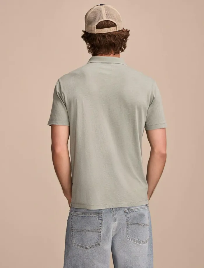 Lucky Brand Shirts and Tops Men Venice Burnout Polo Angora