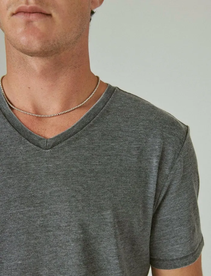 Lucky Brand Shirts and Tops Men Venice Burnout VeeNeck Tee Jet Black