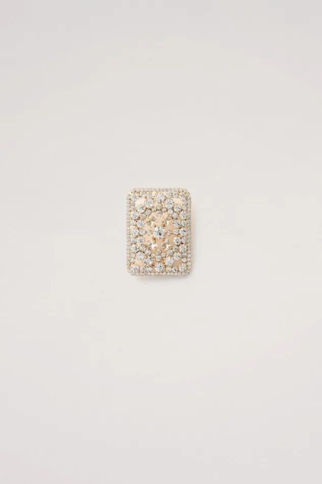 Luisa Spagnoli Bijoux Narrazione 8211 Jewelled Brooch Nickelgold 8211 Women