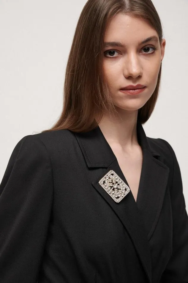 Luisa Spagnoli Bijoux Narrazione 8211 Jewelled Brooch Nickelgold 8211 Women Luisa Spagnoli Bijoux Narrazione 8211 Jewelled Brooch Nickelgold 8211 Women