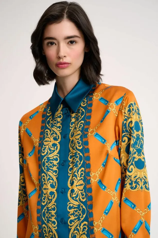 Luisa Spagnoli Blouses And Shirts Larissa 8211 Pure Silk Shirt 8211 Women