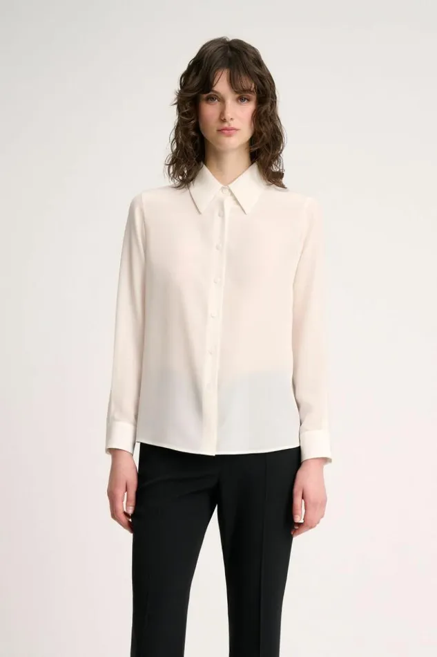 Luisa Spagnoli Blouses And Shirts Limonaia 8211 Silk Shirt Cream 8211 Women Luisa Spagnoli Blouses And Shirts Limonaia 8211 Silk Shirt Cream 8211 Women