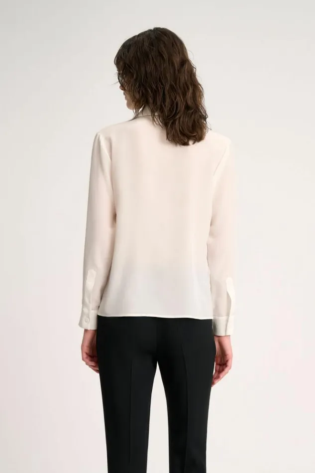 Luisa Spagnoli Blouses And Shirts Limonaia 8211 Silk Shirt Cream 8211 Women Luisa Spagnoli Blouses And Shirts Limonaia 8211 Silk Shirt Cream 8211 Women