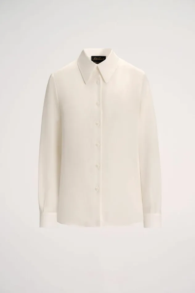 Luisa Spagnoli Blouses And Shirts Limonaia 8211 Silk Shirt Cream 8211 Women Luisa Spagnoli Blouses And Shirts Limonaia 8211 Silk Shirt Cream 8211 Women