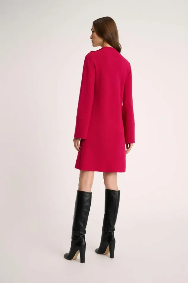Luisa Spagnoli Dresses and Jumpsuits Melodiosa 8211 Knit Dress Fuchsia 8211 Women Luisa Spagnoli Dresses and Jumpsuits Melodiosa 8211 Knit Dress Fuchsia 8211 Women