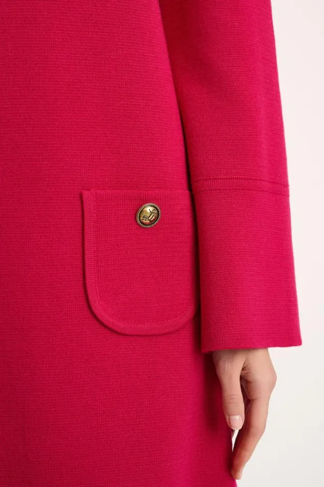 Luisa Spagnoli Dresses and Jumpsuits Melodiosa 8211 Knit Dress Fuchsia 8211 Women Luisa Spagnoli Dresses and Jumpsuits Melodiosa 8211 Knit Dress Fuchsia 8211 Women